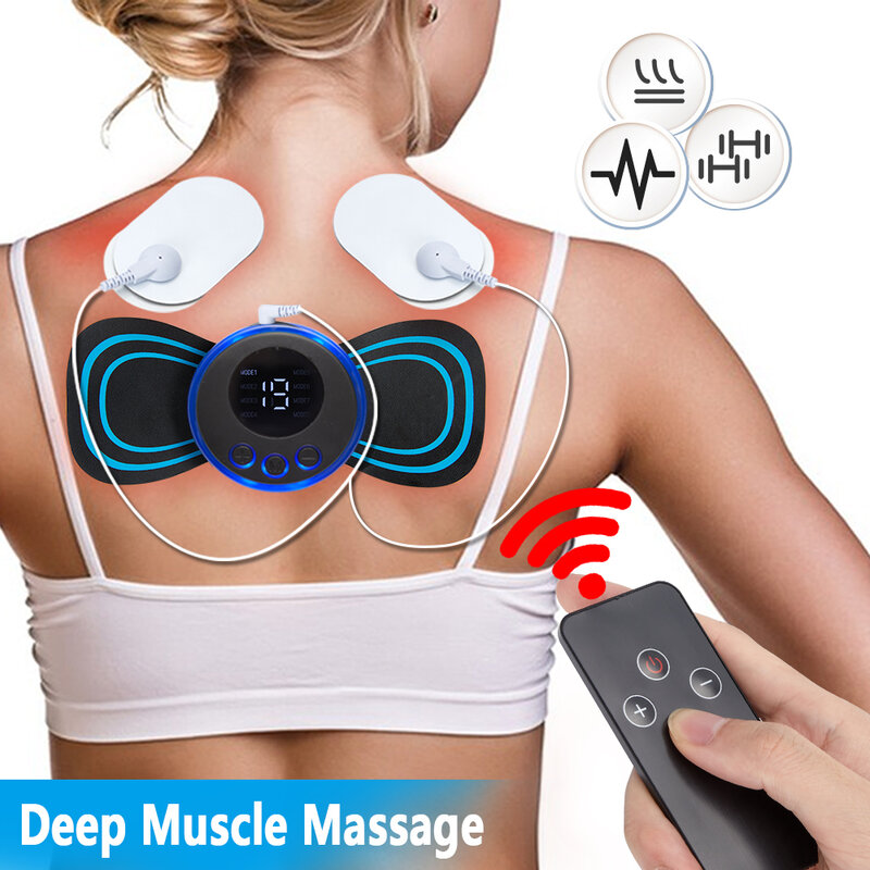 Nacken massage gerät ems Muskels timulator elektrisches Zervix massage pflaster Niederfrequenz-Puls massage kissen Schmerz linderung Entspannungs werkzeug