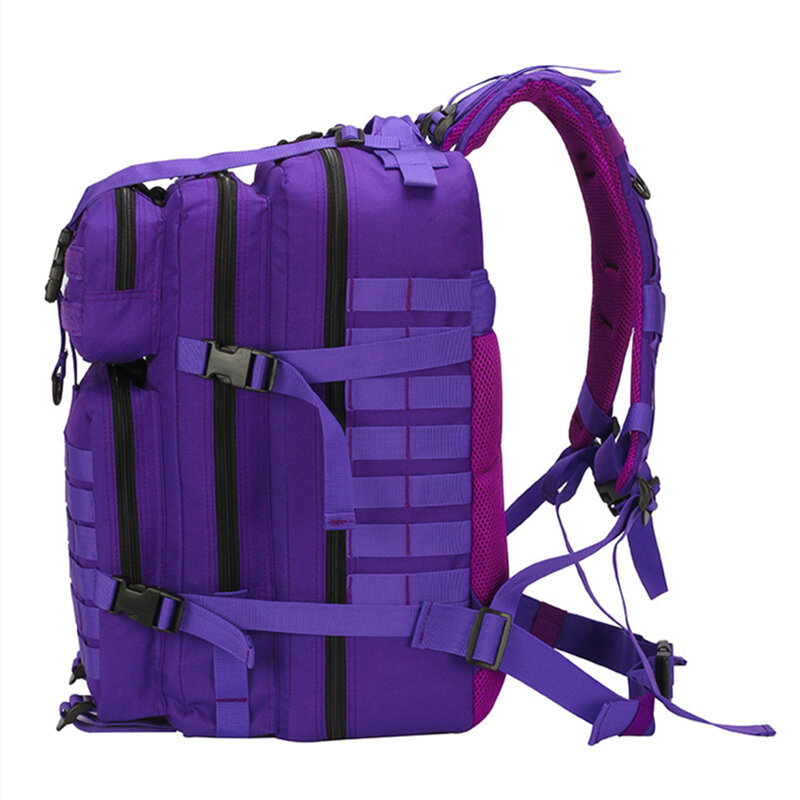 45L 3P Tactical Backpack Military Bag Army Outdoor Waterproof Climbing Rucksack Sport Camping Hiking Trekking Bag Mochila