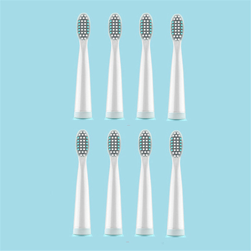 Cabezales de cepillo de dientes eléctrico de 8 piezas, cabezal de cepillo suave, boquilla de repuesto sensible para JAVEMAY J110 / J209