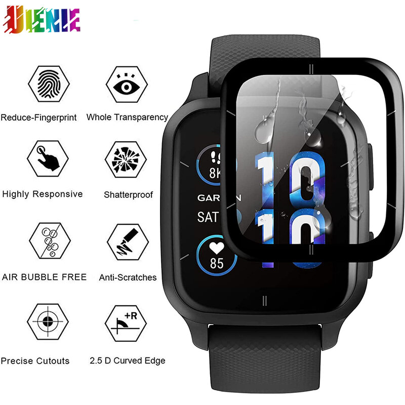최신 3D 곡선 복합 보호 필름 안티 스크래치 필름 스마트 워치 화면 Smartwatch 액세서리 Garmin Venu SQ 2