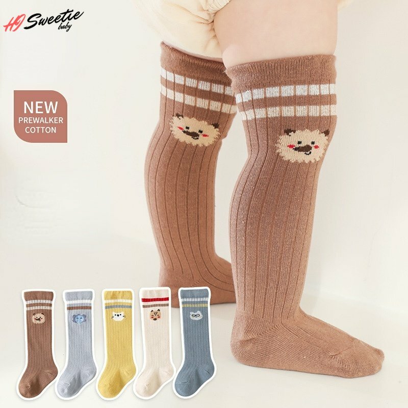 Cute Animal Baby Girl Socks calze per bambini primaverili calze per vitelli per bambini autunno inverno Cartoon Animal High Knee Socks