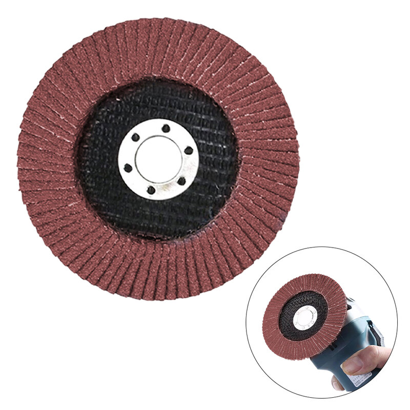 Sanding Discs 115mm/4.5 Flap Discs Angle Grinder Sanding Tool 40/60/80/120 Grit Grinding Wheel Flap Disc Zirconia Polished Disc