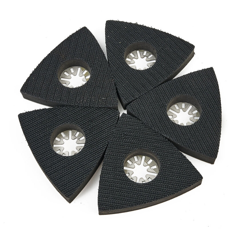 Almohadillas de lijado multiherramienta triangulares, disco de lijado oscilante, gancho y bucle, 5 piezas, para Chicago craftsman-fein