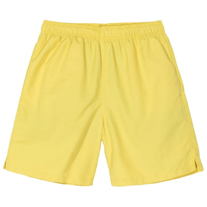 Pantalones cortos deportivos sueltos para hombre, Shorts de playa elásticos sólidos, Verano