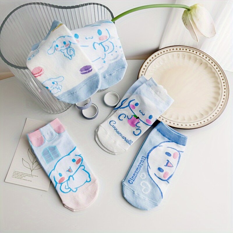 Носки для щенков, новые японские Носки с рисунком из мультфильма, женские милые корейские носки для женщин, носки из хлопка