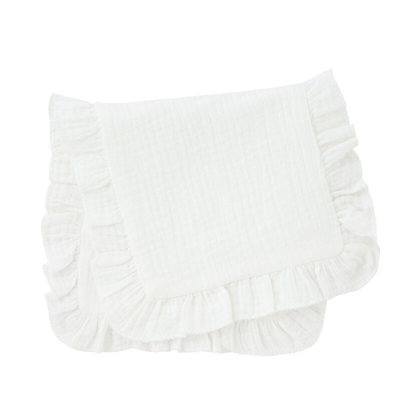 Algodão puro bordado gaze bebê toalha, lenço multifuncional personalizado, presente para recém-nascido
