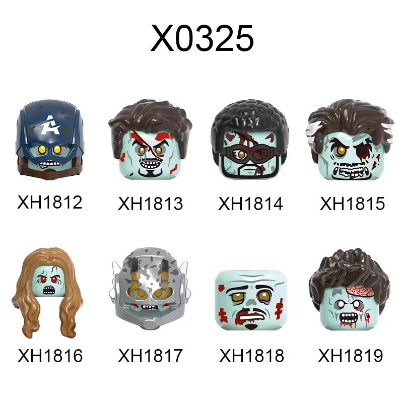 X0325 XH1818 modelo WM2302, bloques de construcción, figura Mini, figuritas para niños, WM2293, WM2295, WM2297, WM2298, muñeca de juguete