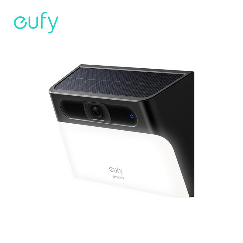 Eufy Activ- Applique murale solaire, caméra de sécurité extérieure sans fil, caméra S120, alimentation éternelle, 2K