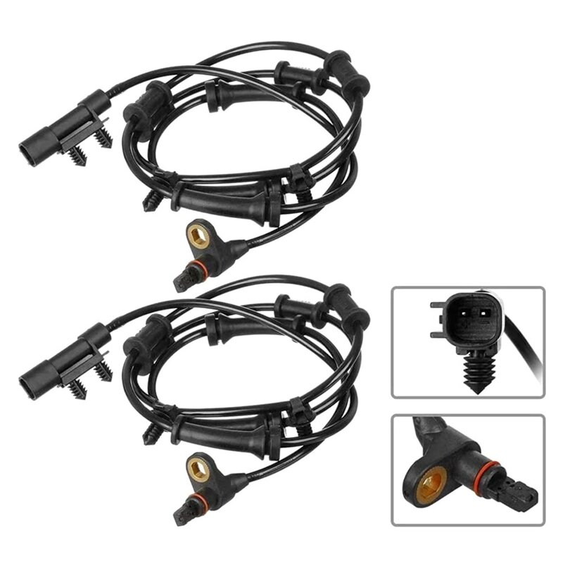1Set ABS Wheel Speed Sensor For Jeep Wrangler 3.6L 2012-2017 3.8L 2007-2011 68003281AA 52125003AB Replacement Spare Parts