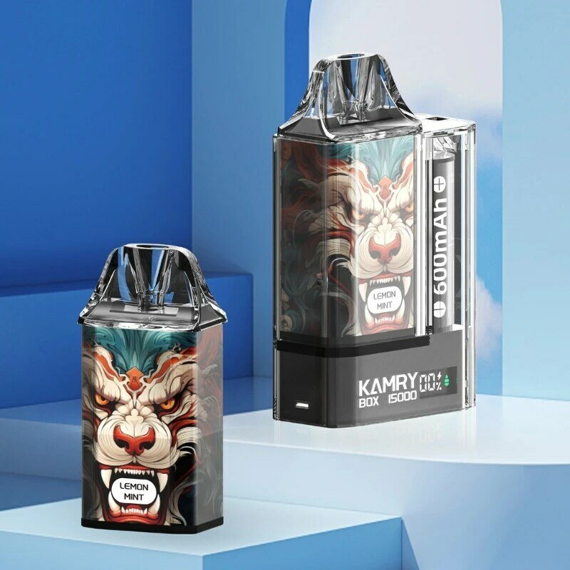 Cigarrillos electrónicos Led recargables Kamry Box 15000Puffs Vapes 5% MeshCore 10 atomizador Original 500mAh