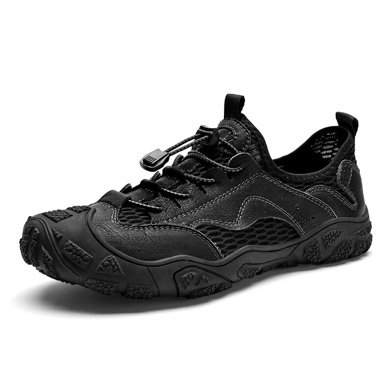 Diskon Besar Sepatu Hiking Olahraga Luar Ruangan Ukuran Besar Pria Musim Panas Sneakers Mendaki Batu Sepatu Rendam Pantai Cepat Kering 38-50 #