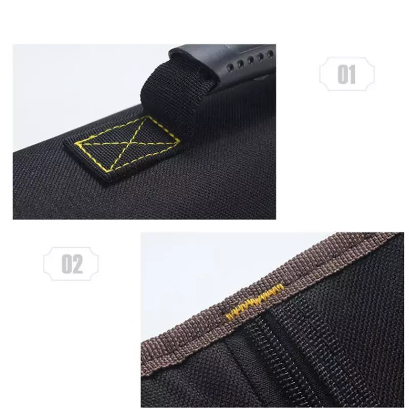 Borsa multifunzione per chiavi in tessuto Oxford borsa pieghevole per attrezzi borsa arrotolabile tasca portaoggetti porta attrezzi portatile custodia per Organizer