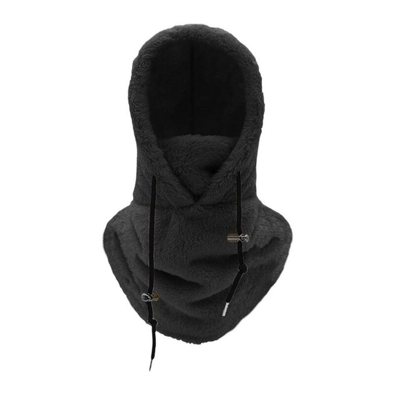 Hood Ski Mask Winter Balaclava For Cold Weather Windproof Adjustable Warm Hood Cover Hat Winter Caps Scarf A6N5