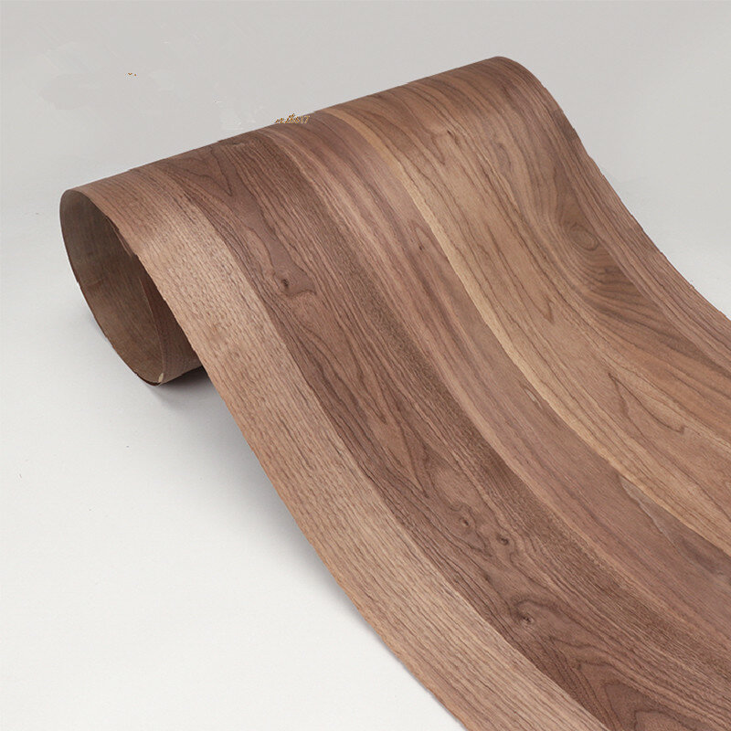 L: 幅2.5m: 厚さ550mm: 0.5天然ダークブラックウォールナット厚底木製パネル無垢材スキン