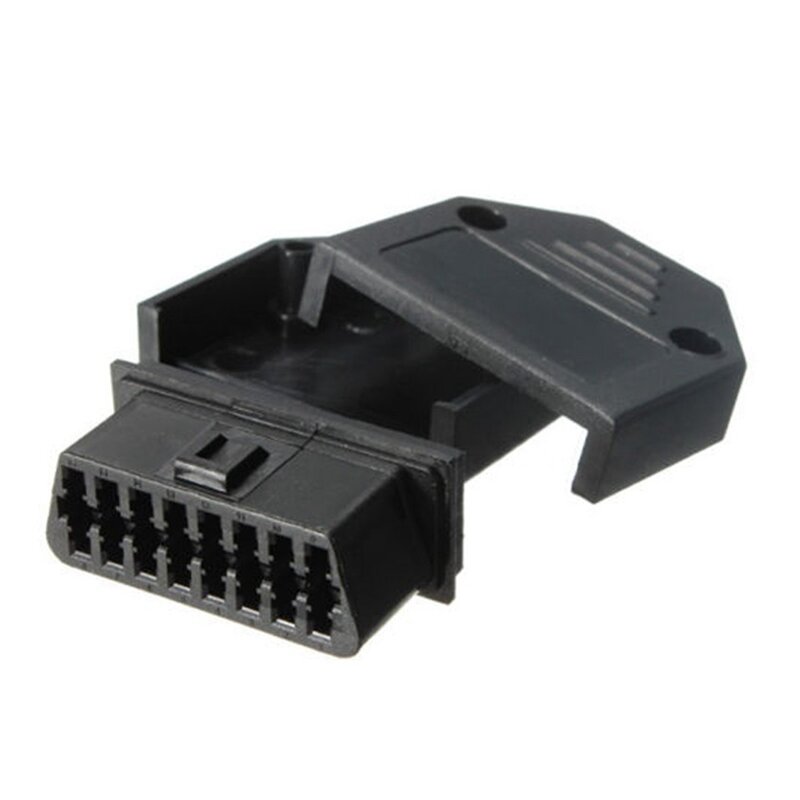 OBD2 16Pin 30CM konektor steker jantan untuk kabel ekstensi ELM327 OBDII EOBD 16 Pin kabel betina bukaan