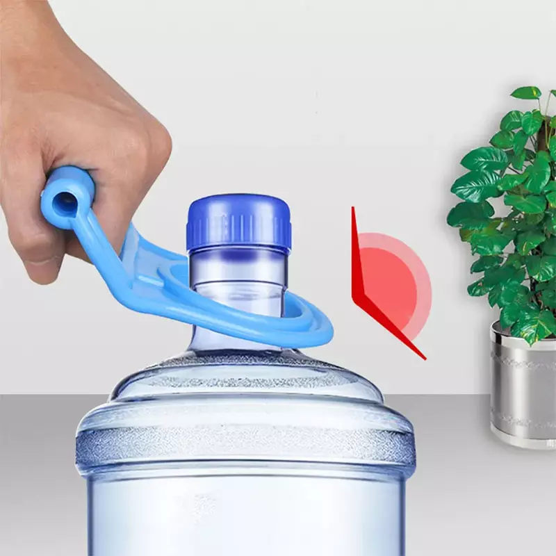 1 шт., портативная пластиковая ручка для бутылки с водой
