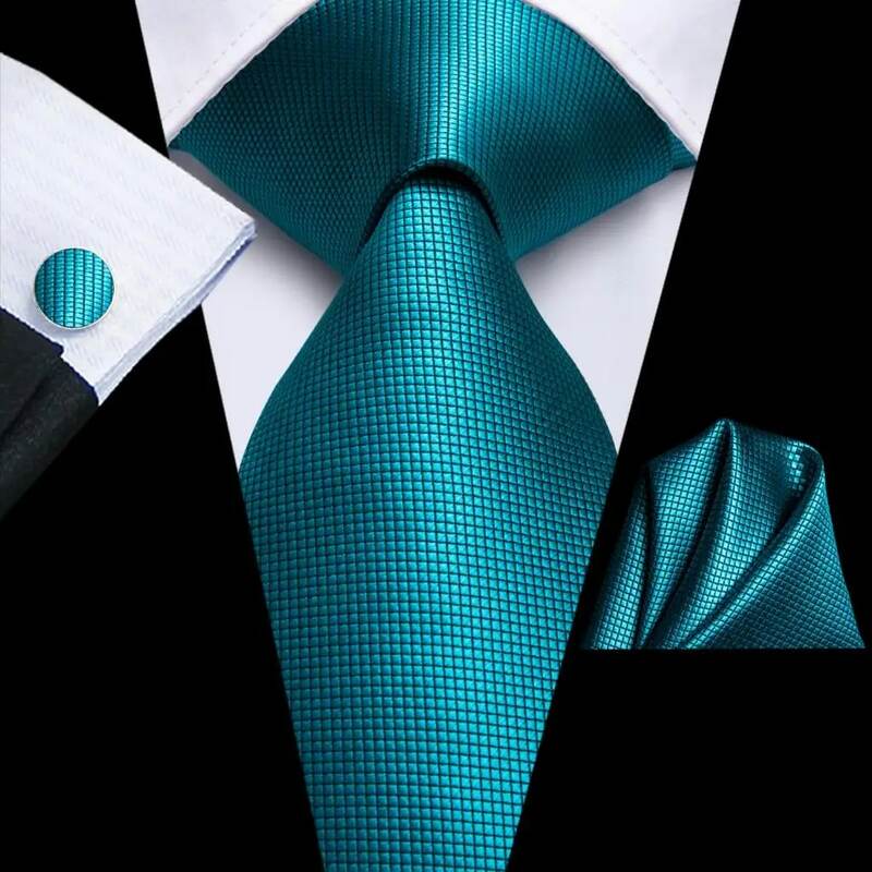 Hi-Tie corbata de seda Floral azul pavo real para hombres, corbata de boda, gemelos a mano, fiesta de negocios de moda, diseño de lujo, envío directo