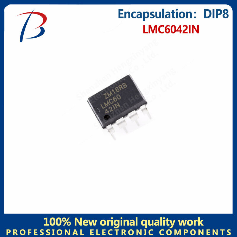 5PCS LMC6042IN Operational amplifier In-line DIP8 Silkscreen LMC6042IN