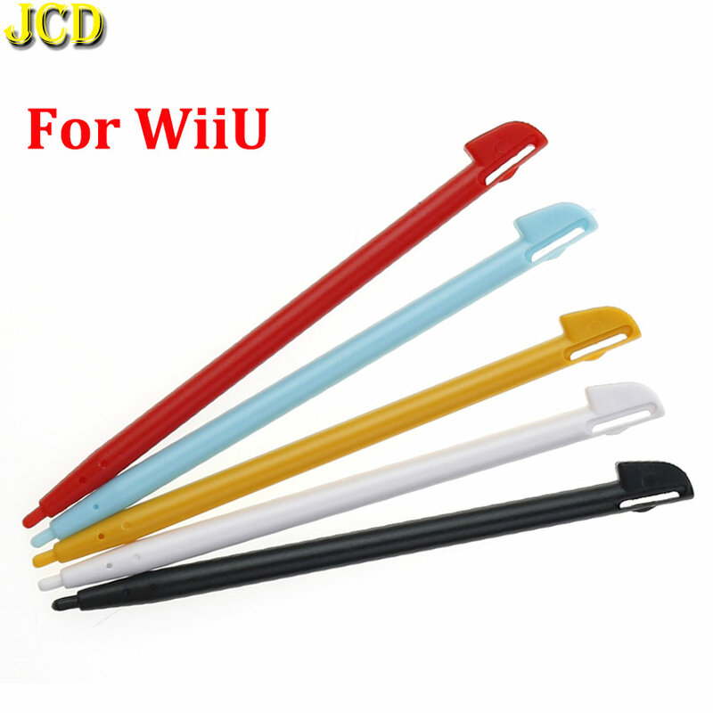 JCD-lápiz óptico de plástico para pantalla táctil, accesorios de juego para WiiU Wii U, 1 unidad