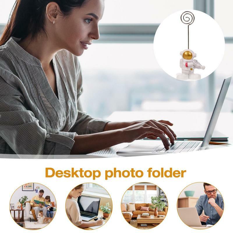 Clip de tarjeta de escritorio, Clips de imagen, soporte de escritorio, Mini soporte de notas lindo, Clip de resina creativo, Clips de exhibición de fotos