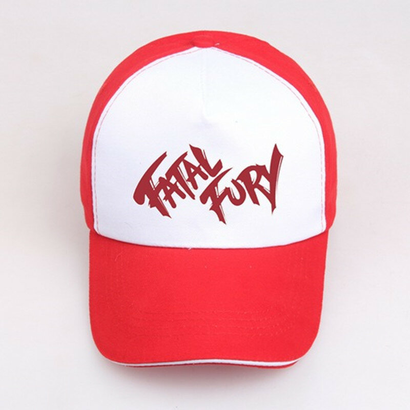 Game KOF Fatal Fury Terry Bogard Coser King of Fighters Baseball Cap Cosplay Adjustable Hat Sports Gift Boxer Prop