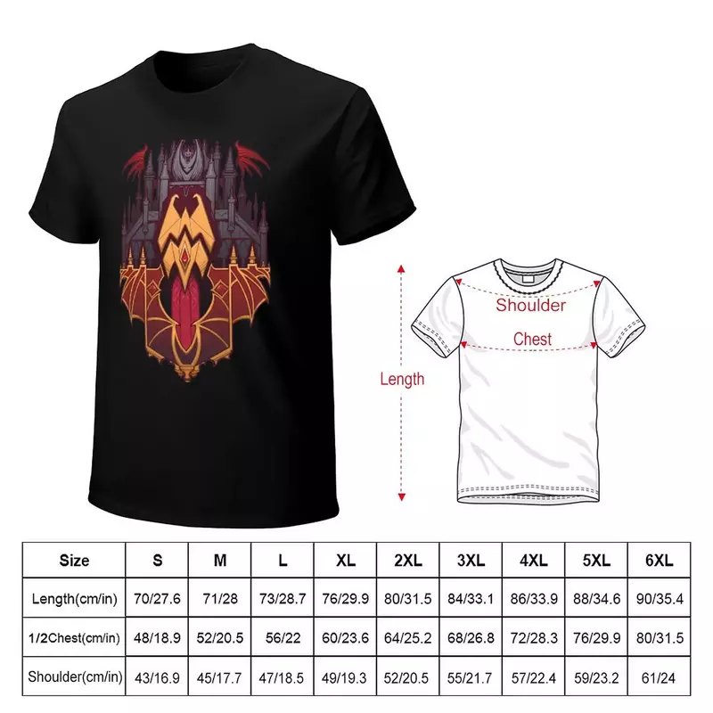 Camiseta gráfica Anime Sangue do Venthyr dos homens, Roupa estética, Blusa