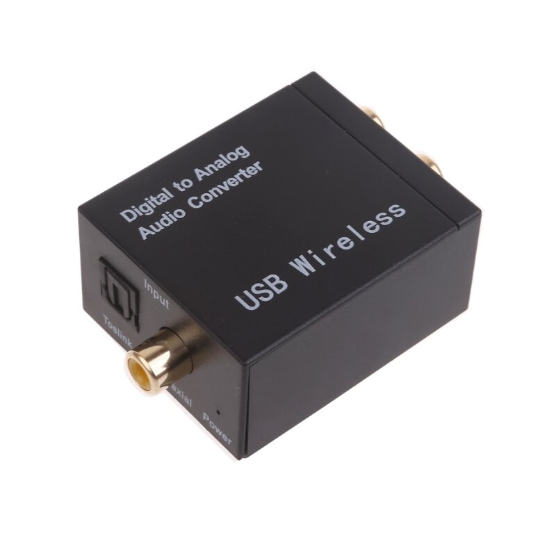 Convertidor auxiliar Digital a analógico convertidor señal convertidor óptico conversión Digital adaptador compatible con