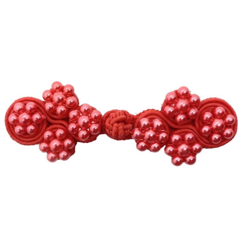 Farbige Perlen, chinesischer Cheongsam-Knopf, handgefertigte Knotenverschlüsse zum Nähen