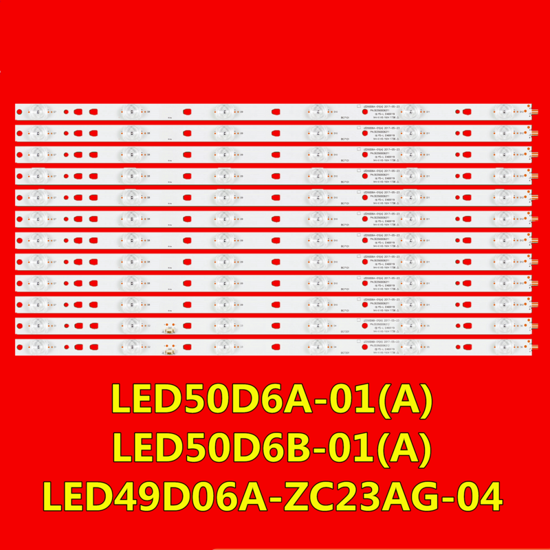 Tira de LED para retroiluminación de TV, accesorio para F50Y, F50V, LE50A7100A, LS50AL88A72, LED50D6A-01(A), LED50D6B-01(A)
