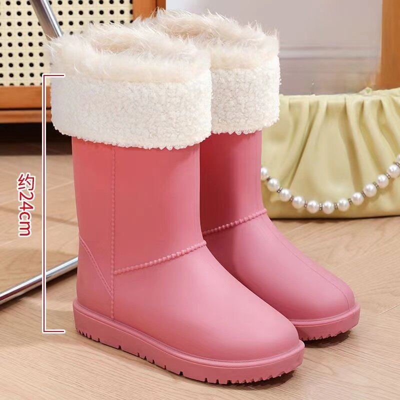 Bota de nieve resistente al frío para mujer, alta calidad, a menos 40 grados Celsius, felpa cálida, cubierta de algodón desmontable, zapato de lluvia, envío gratis