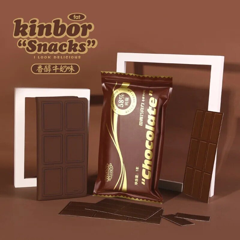 Kinbor-Kawaii Chocolate Semanas Plano Caderno, Alta Beleza Pequeno Diário Revistas, Natal, Aniversário, Presentes de Graduação