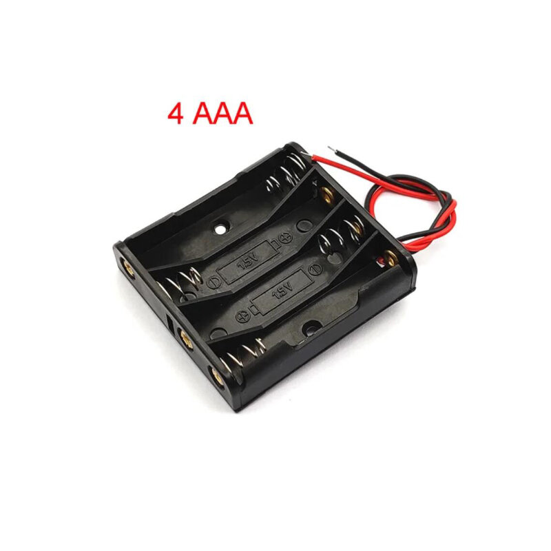 単4電池付きケース,AAおよびAAA品質,バッテリー用,ボックス1 2 3 4スロット,aaa 3aaa 4aaa,および単4電池付き,1個