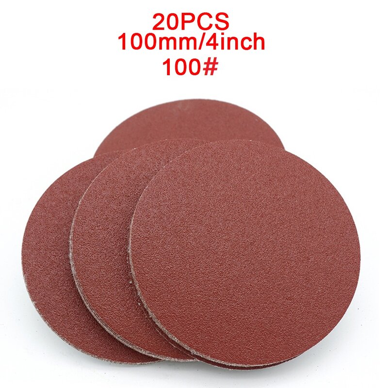 Household Sandpaper Removal rust Round Automobile Flocking Painting Polishing 40-2000Grit 4inch/100mm Deburring