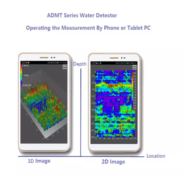 Nowa doskonała jakość złoty pręt cenowy detektor wody podziemnej ADMT-300H