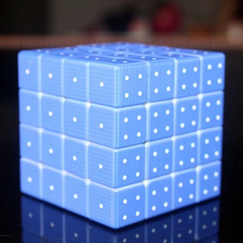 Cubo mágico clásico para alivio ciego, juguetes educativos para niños, rompecabezas, 2x2, 3x3, 4x4