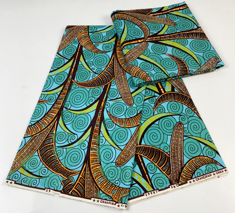 2023 nowy projekt 100% Top bawełniany jakości Super złoty wosk afrykańska tkanina do sukni ślubnej z przepaskami biodrami rzemieślniczymi Y2