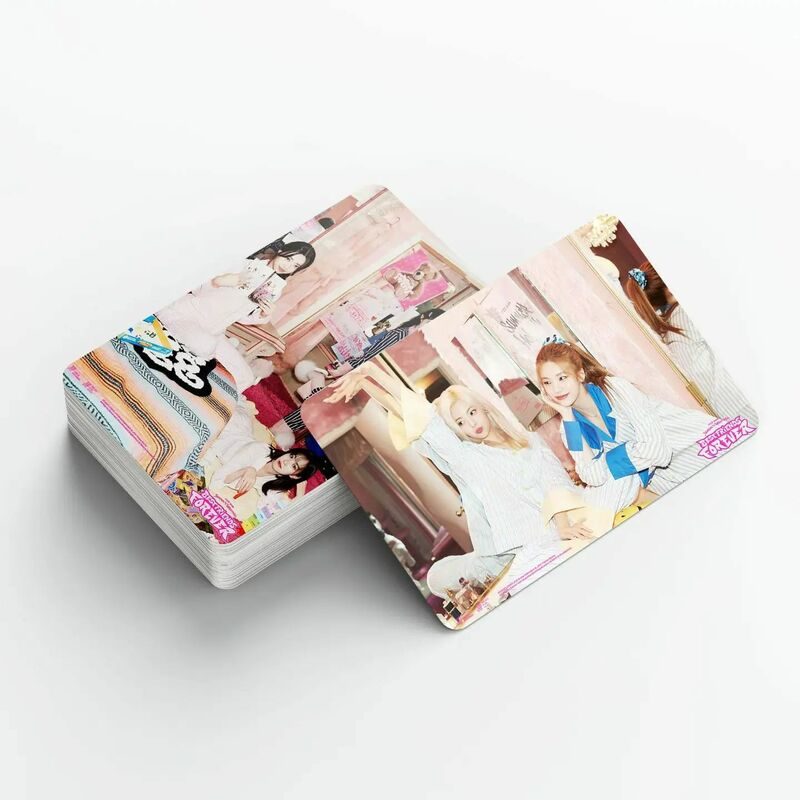 Kpop ITZY Lomo Card Set, cartaz coreano Idol Photo Print, presentes de fãs, novo álbum, Kpop Photocard, saudação temporada, HD, 55pcs, conjunto, 2024