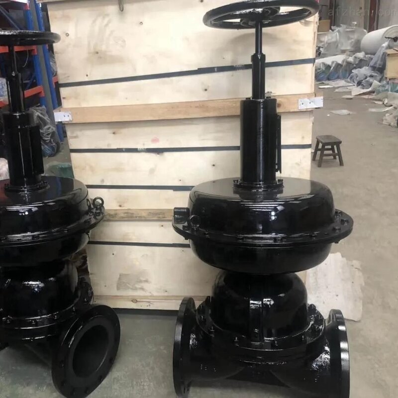 Normally Open Saunders Flanged Pneumatic Diaphragm Control Valve