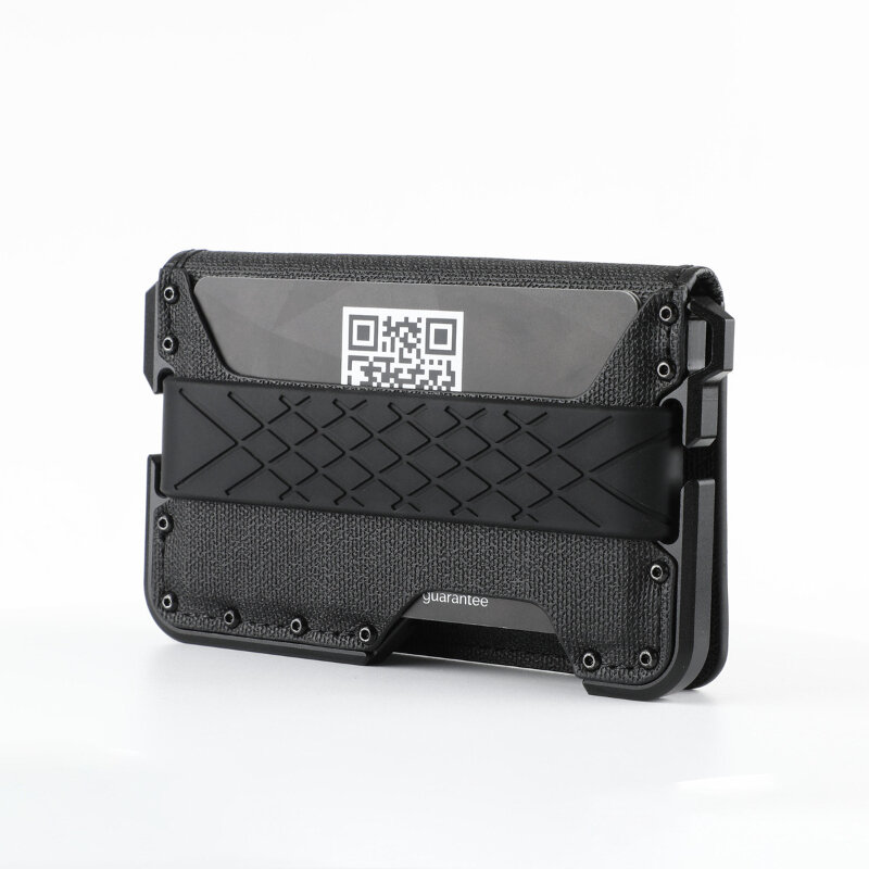 Nuovo portafoglio minimalista multifunzione in lega di alluminio RFID in pelle con portafoglio apribottiglie in metallo per esterni