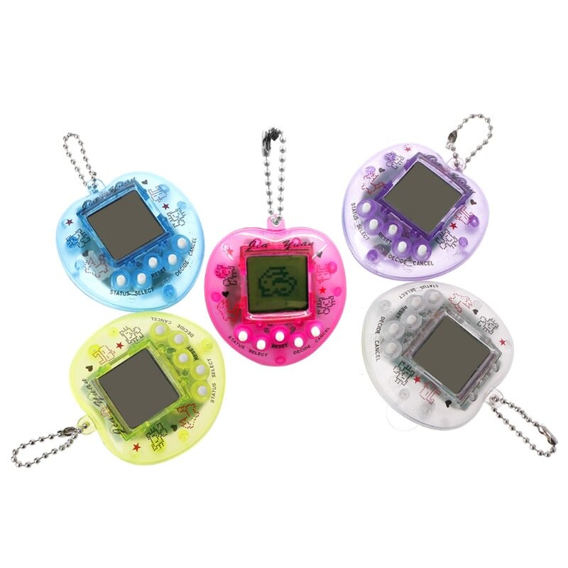 Electronic Pet Game Original 168 Pets In One Virtual Cyber Pet Electronic Toys Kids Funny Gifts E Pet Pixel Play Toy