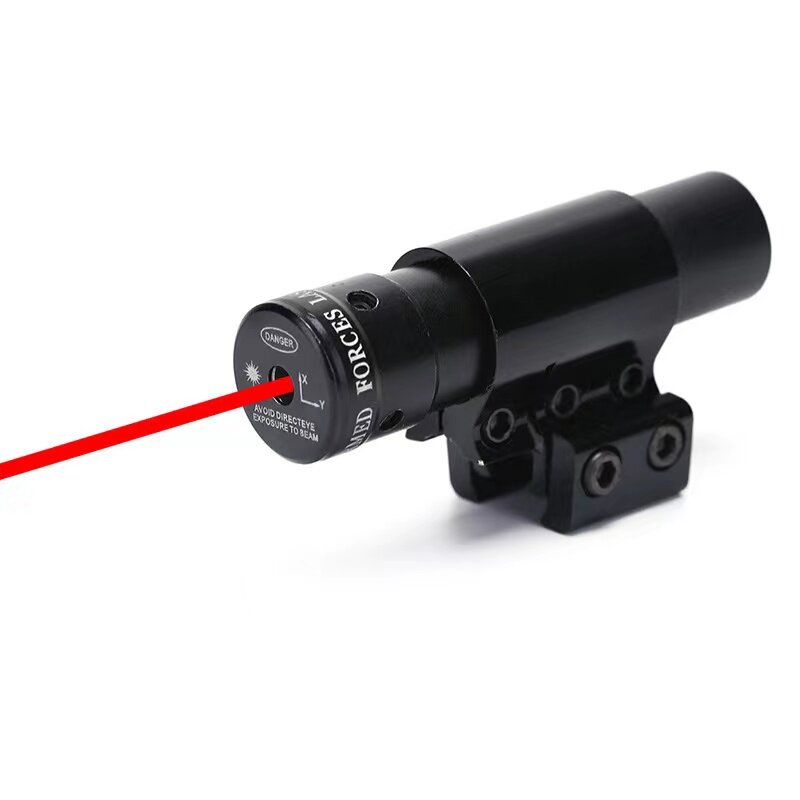 Tactical Airsoft Red Dot Laser Sight, acessórios ferroviários, 11mm, 20mm Rail Mount
