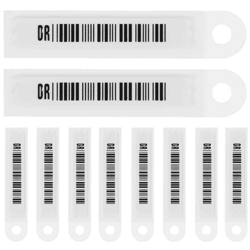 Etiquetas magnéticas desechables para supermercado, etiqueta antirrobo, 100 piezas