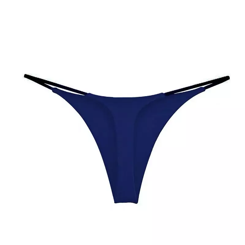 New double-layer thin band seamless thong fitness low-rise bikini bikini for women T panties