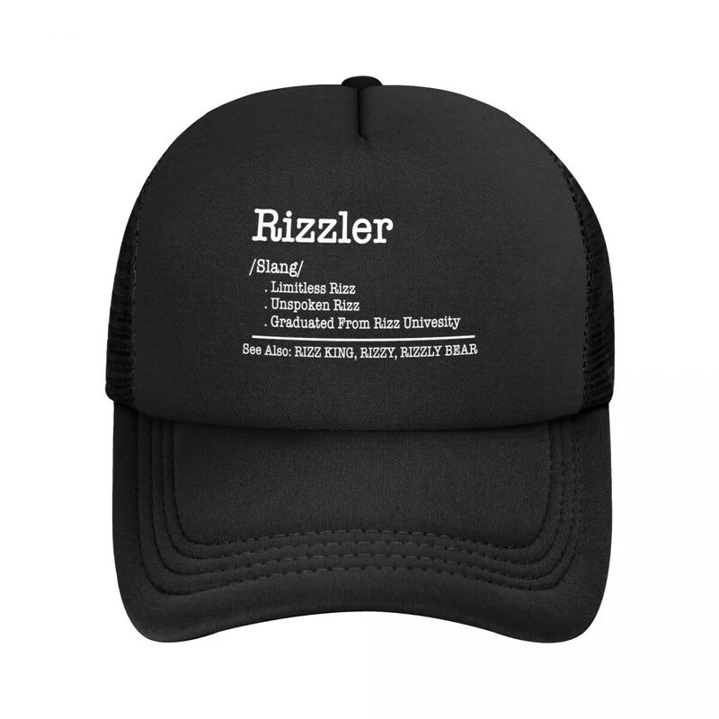 قبعة بيسبول شبكية للرجال والنساء ، تعريف البيتزا ، اقتباس مضحك من الريز ميم ، قبعات عصرية بجودة Y2k