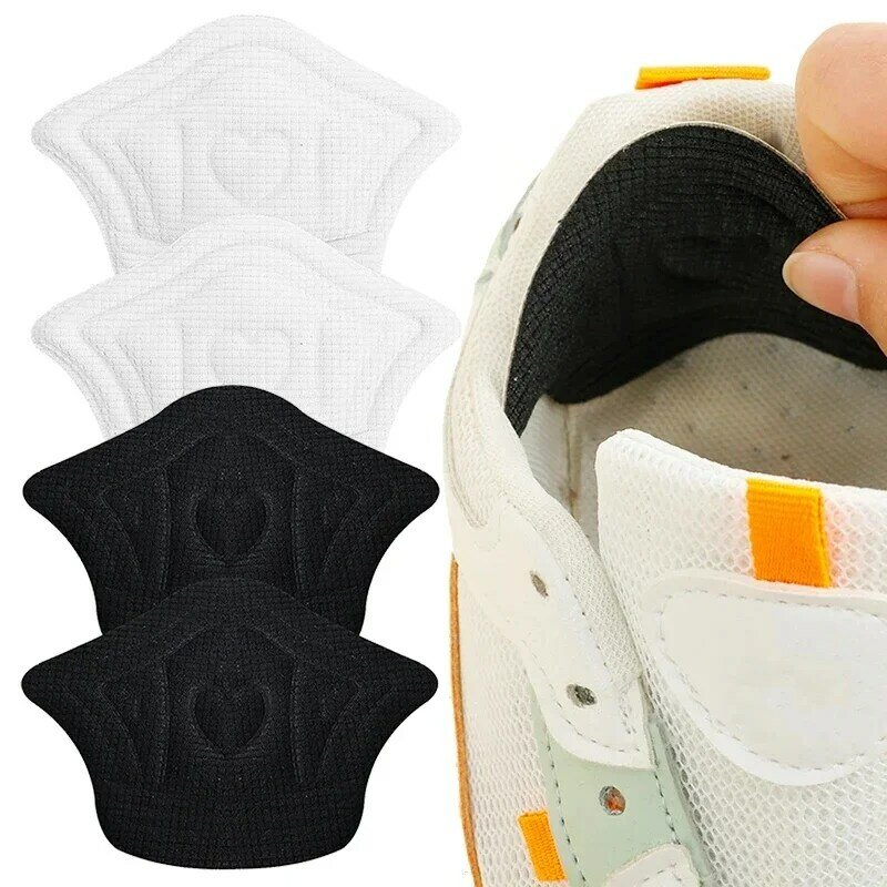 3pair/6 sztuk wkładki pięty klocki lekkie do butów sportowych regulowany rozmiar tylna naklejka Antiwear podkładka pod stopy poduszka wkładka pięty