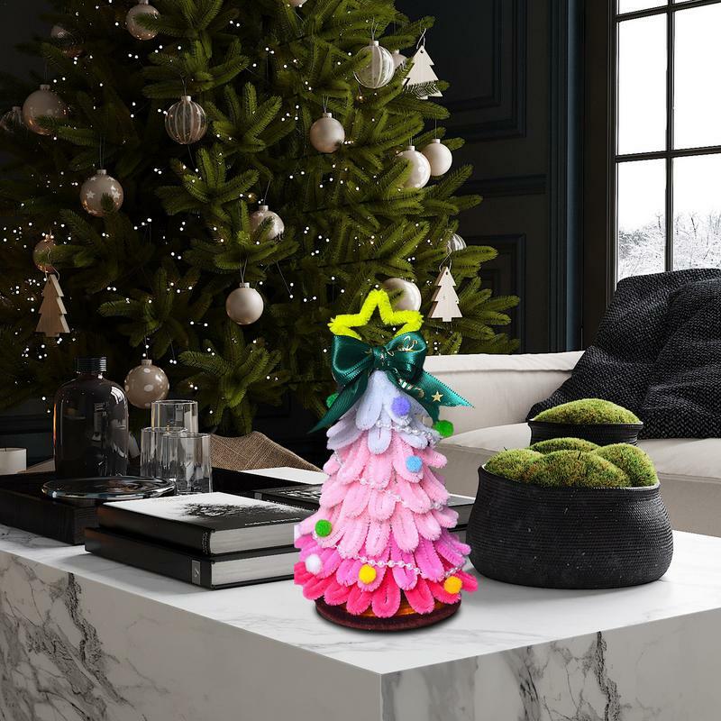 Набор для создания рождественской елки 3D, Рождественская елка для малышей с подсветкой, украшение для детей, рождественские поделки, Набор для изготовления открыток