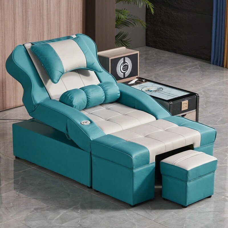 Reszta kosmetyczna fotele do Pedicure luksusowa piękna kanapa Pedicure stołek do masażu pomocniczy Pedicure Muebles komercyjne meble CM50XZ