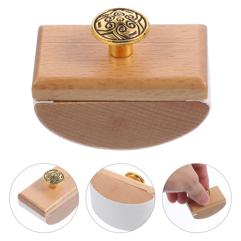 Calligraphy Wood Rocker Blotter Fountain Pen Ink Desk Ink Blotter Ink Quick-Drying Tool Vintage Style Writing Accessories