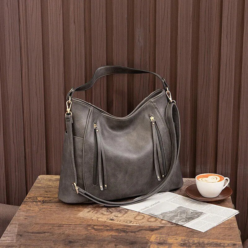 Handtasche im europäischen und amerikanischen Stil Neue Damen-Umhängetasche mit einer Schulter Damen handtasche von hoher Qualität, edel und elegant