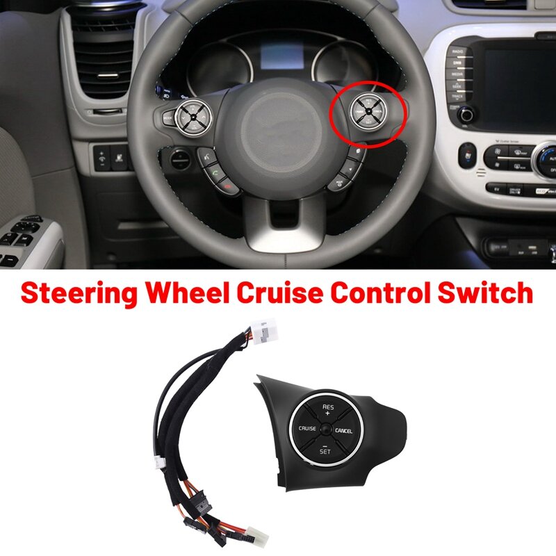 96700B2100AUN 56190B2910 Car Steering Wheel Cruise Control Switch Accessory Part For Kia SOUL 2013-2016